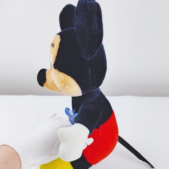 Disney Parks Mickey Mouse Plush Made in Korea NWT VTG - Picture 7 of 12